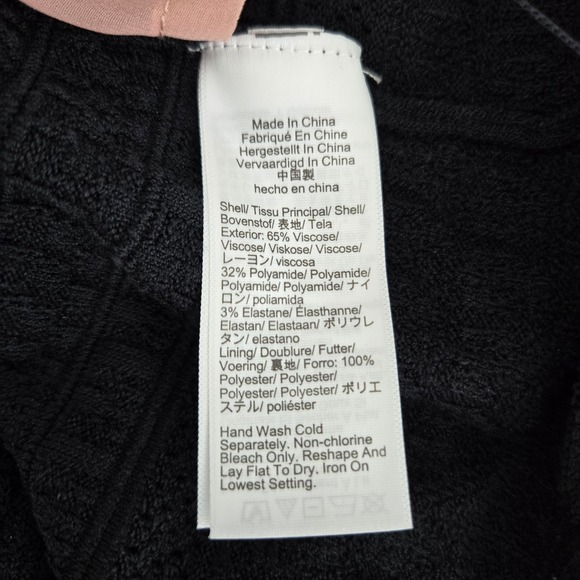 J.Crew Open-Knit Mini Dress Black.‎ Size S CD360 - Picture 8 of 9